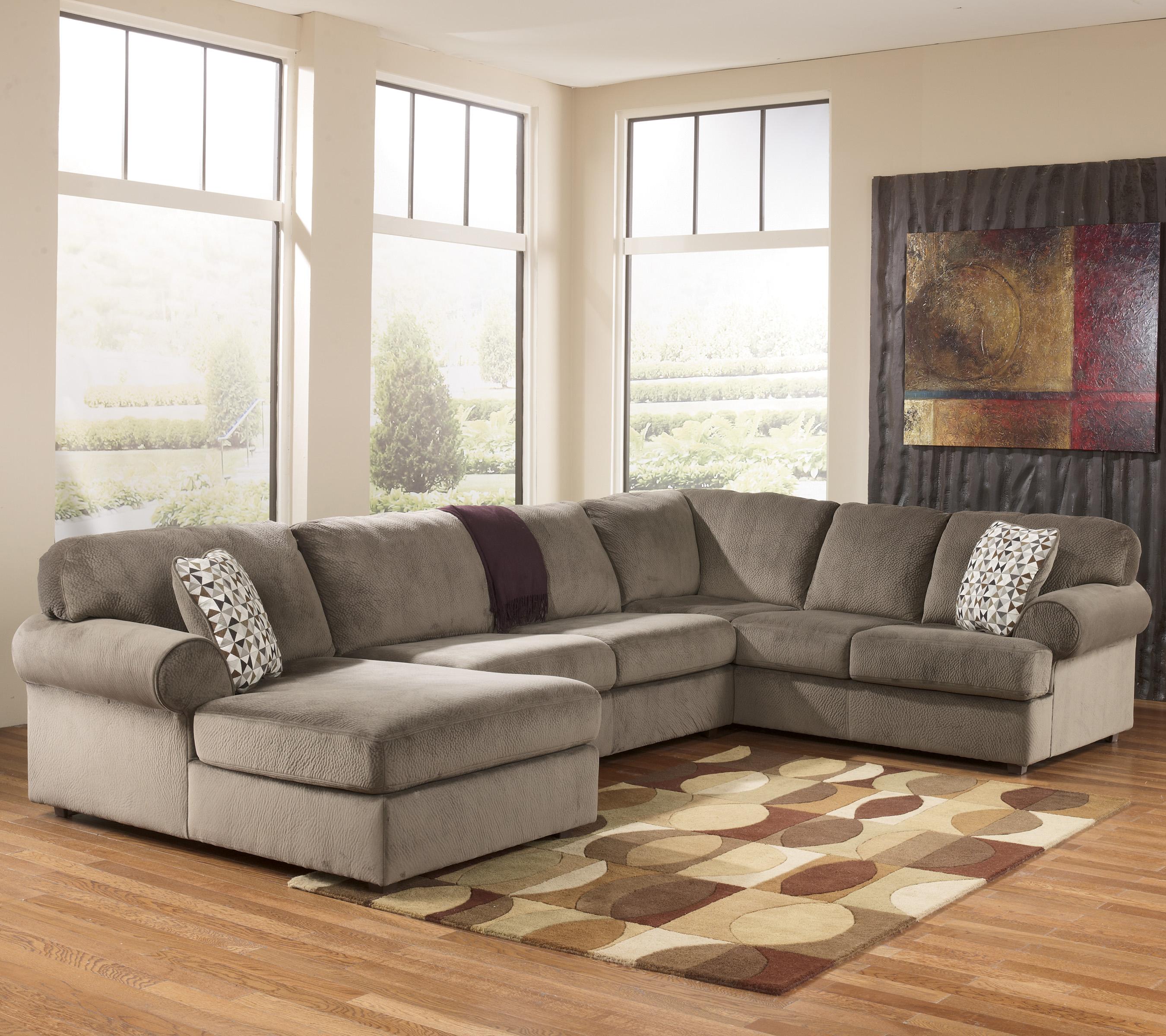Casual Sectional Sofa with Left Chaise by Signature Design by Ashley